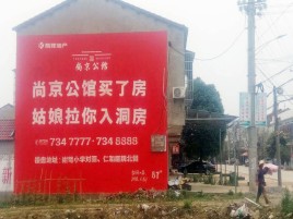嵩明墙体广告在乡镇、农村市场的媒体优势