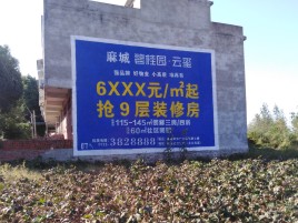 嵩明品牌公司青睐的墙体广告