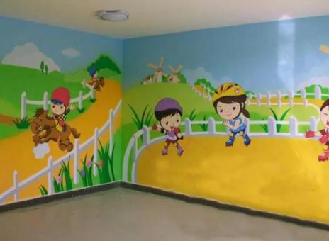 嵩明幼儿园墙体彩绘制作流程及注意事项