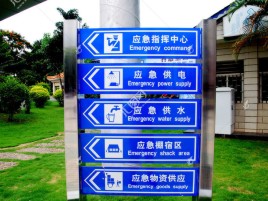 嵩明标识导向系统设计需要掌握的四大元素