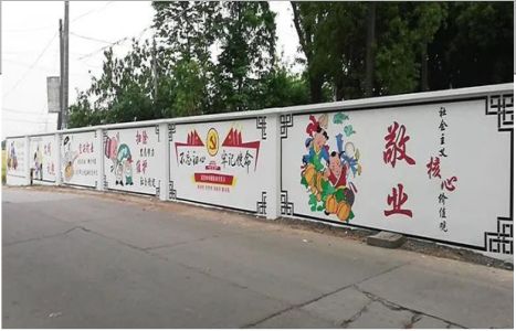 嵩明手绘墙画在现实中主要有哪些应用？